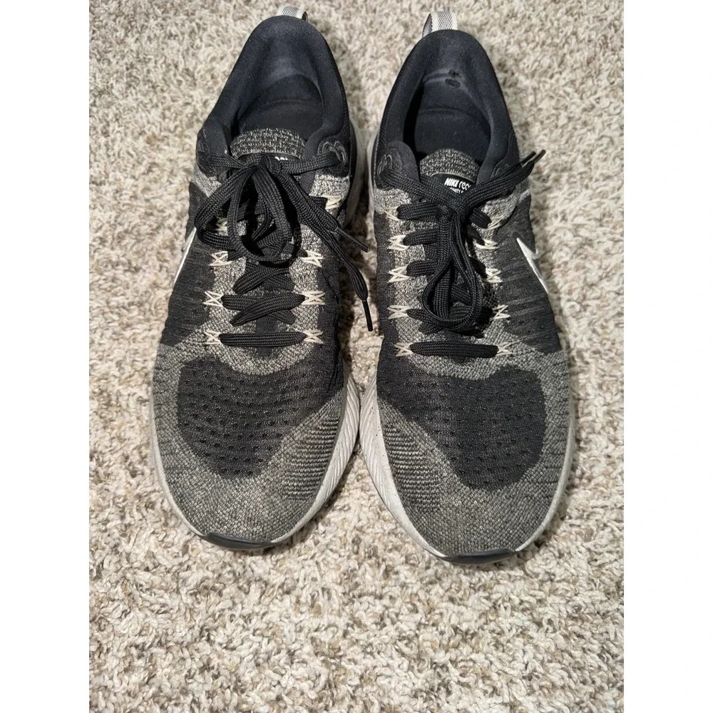 Nike React Infinity Run FK 2 Running Shoes Men's Size 11 CT2357-101 Black Oreo